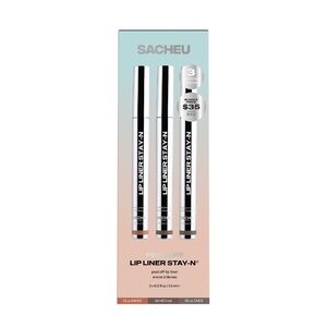 Sacheu Peel-Off Lip Liner Stay-N Deep Bundle 3 Pack